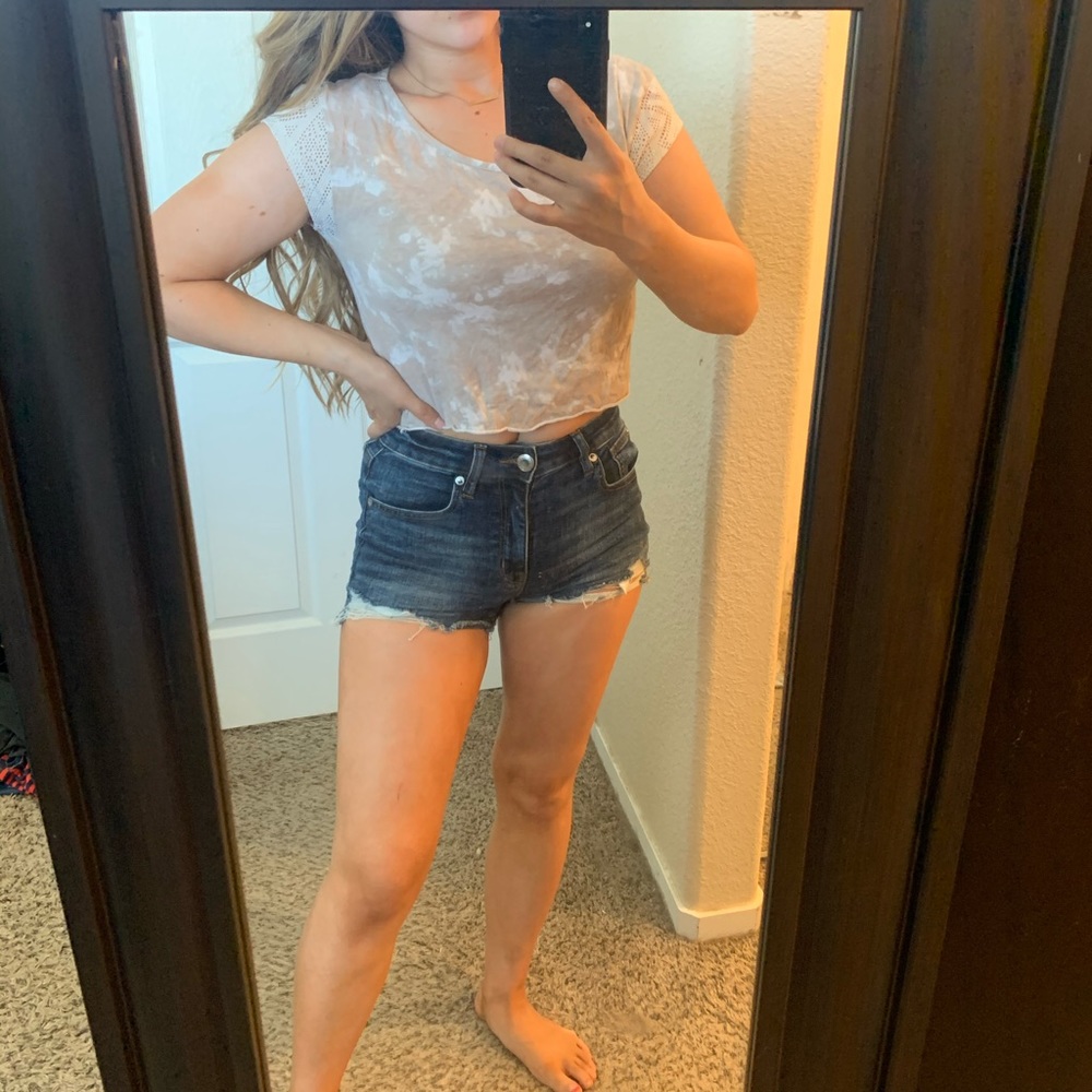 Tan crop top